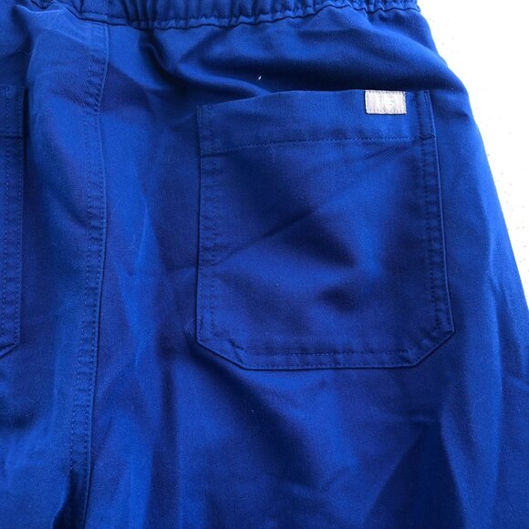 Figs Technical Collection Cargo Scrub Pants Unisex Small Straight Leg Blue - Picture 12 of 15